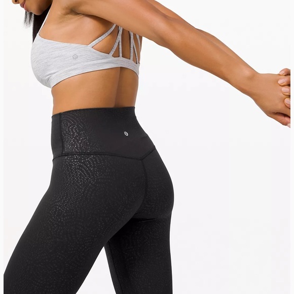 Lululemon Align Pant 25” Emboss Black - Picture 4 of 4